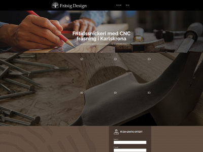 frasigdesign.se snapshot