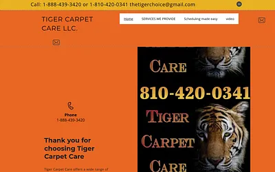 tigercarpetcarellc.com snapshot