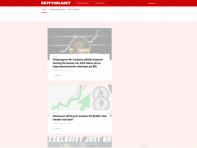 kryptobladet.se snapshot