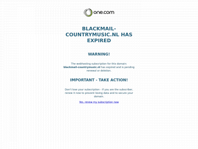 blackmail-countrymusic.nl snapshot