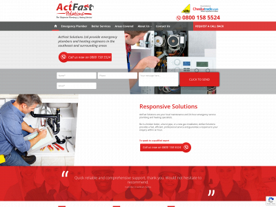 actfastsolutions.co.uk snapshot