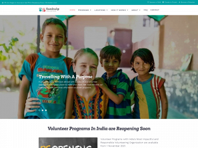 volunteersindia.org snapshot