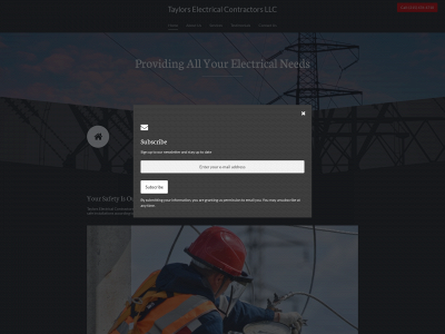 taylorselectricalcontractors.com snapshot