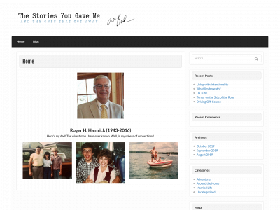 thestoriesyougaveme.com snapshot