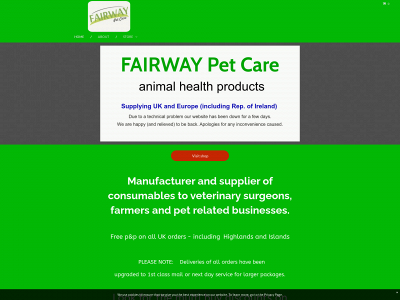 fairwaypetcare.co.uk snapshot
