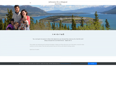 www.johnsonsonamagicaljourney.com snapshot