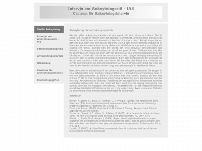 anknytningsintervju.se snapshot