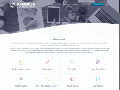 hammden.co.uk snapshot