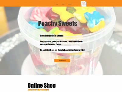 peachysweets.co.uk snapshot