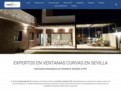 www.curvadosyaluminiosaljarafe.com snapshot