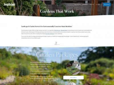 sophiagardendesign.com snapshot