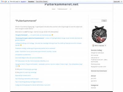 pulterkammeret.net snapshot