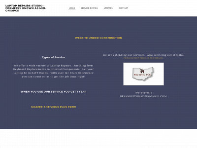 www.laptoprepairsstudio.com snapshot