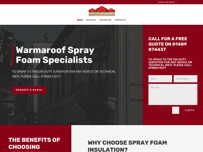 warmaroof.co.uk snapshot