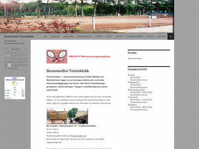 skummeslovstennis.se snapshot