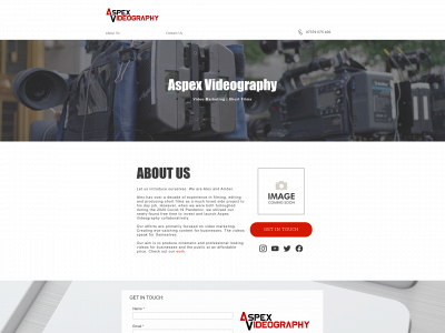 aspexvideography.co.uk snapshot