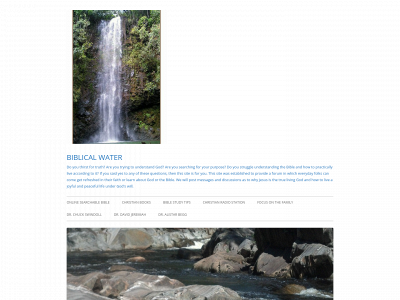 biblicalwater.com snapshot
