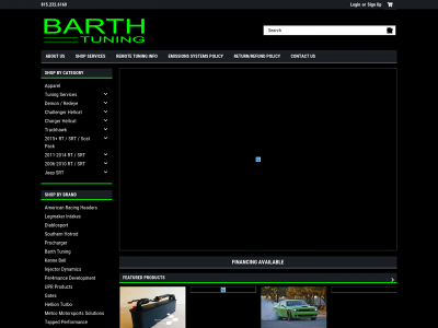 barthtuningstore.com snapshot