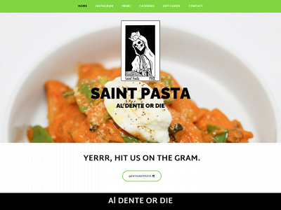 saintpasta.com snapshot