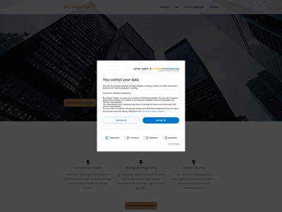 bleinvest.no snapshot