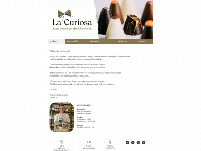 lacuriosa.be snapshot
