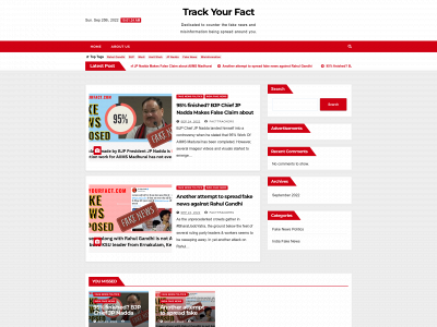 trackyourfact.com snapshot