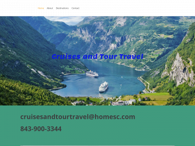 www.cruisesandtourtravel.com snapshot