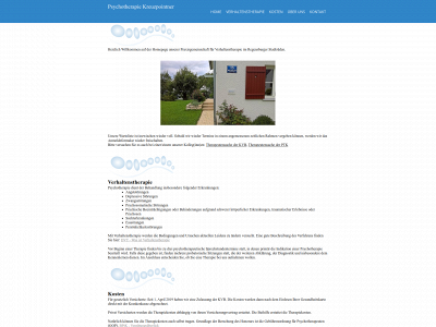 psychotherapie-kreuzpointner.de snapshot
