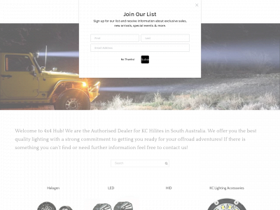 www.4x4hub.net.au snapshot