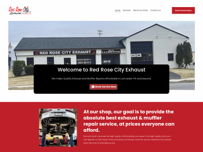 redrosecityexhaust.com snapshot
