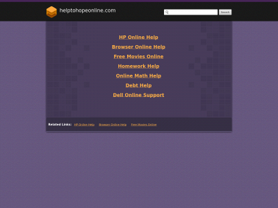 helptohopeonline.com snapshot