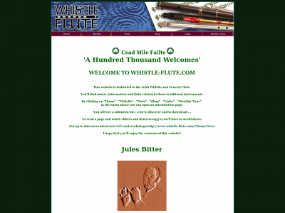 whistle-flute.com snapshot
