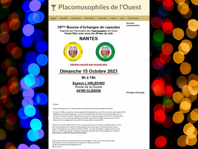 lesplacomusophilesdelouest.fr snapshot