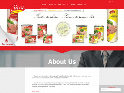 sara-food.com snapshot