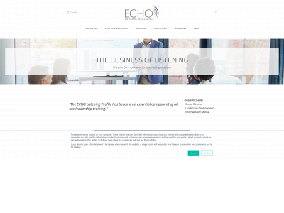 www.echolistening.com snapshot