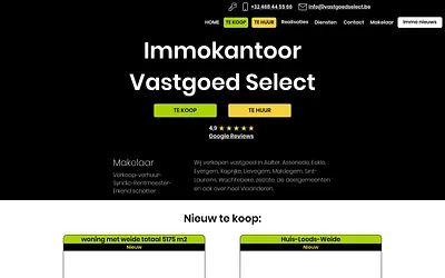 vastgoedselect.be snapshot