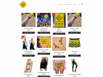 thisisagoodsign.com snapshot