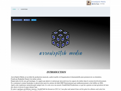 arrowspitch.com snapshot