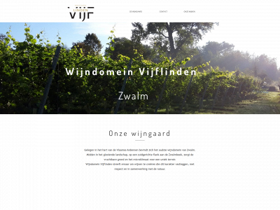 wijndomein-vijflinden.be snapshot
