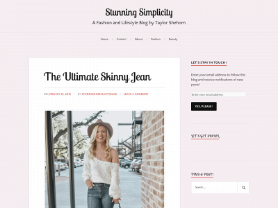 stunningsimplicityblog.com snapshot