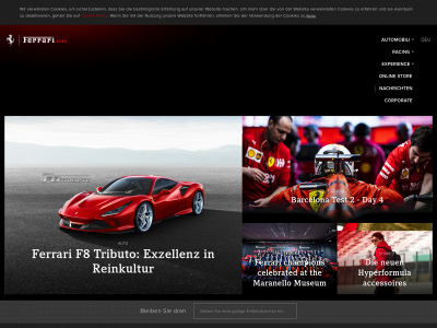 ferrari.com snapshot