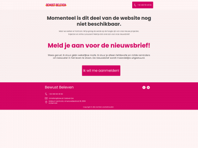 bewust-beleven.be snapshot