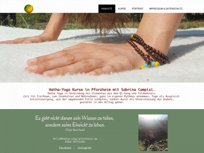 hatha-yoga-pforzheim.de snapshot