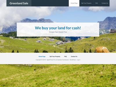 greenlandsale.com snapshot