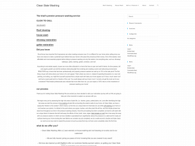 cleanslatewash.com snapshot