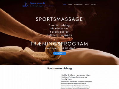 sportsmassør.dk snapshot