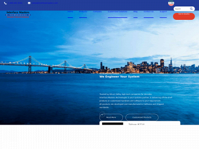 interfacemasters.com snapshot