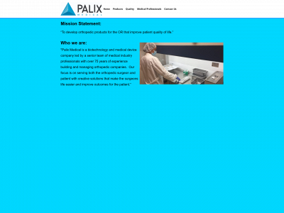 palixmedical.com snapshot