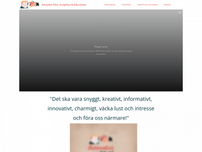 amoebafilm.se snapshot