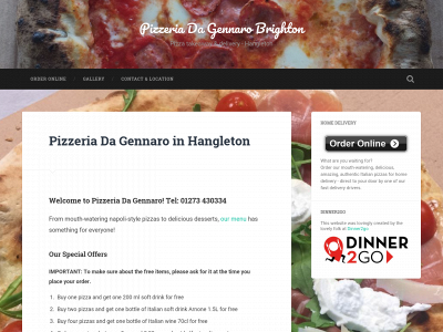 pizzeria-gennaro.uk snapshot